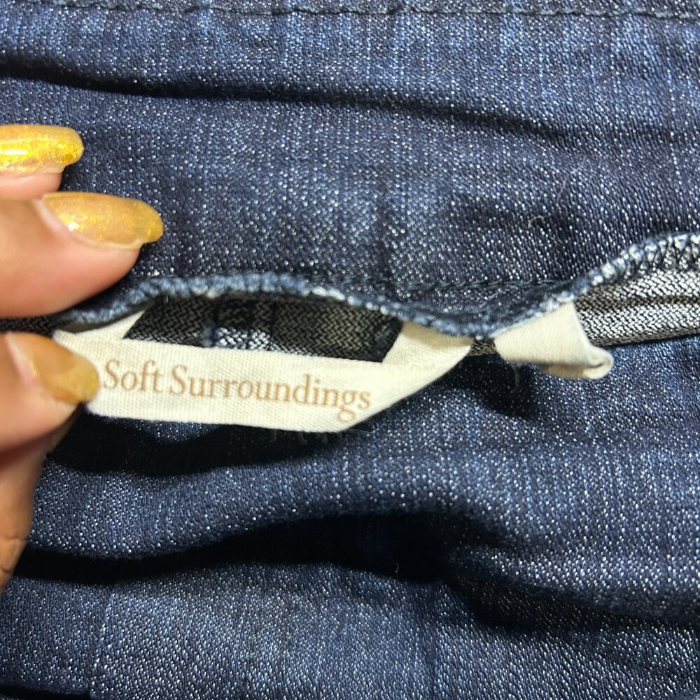 Soft Surroundings PS Denim Skort - Picture 3 of 3
